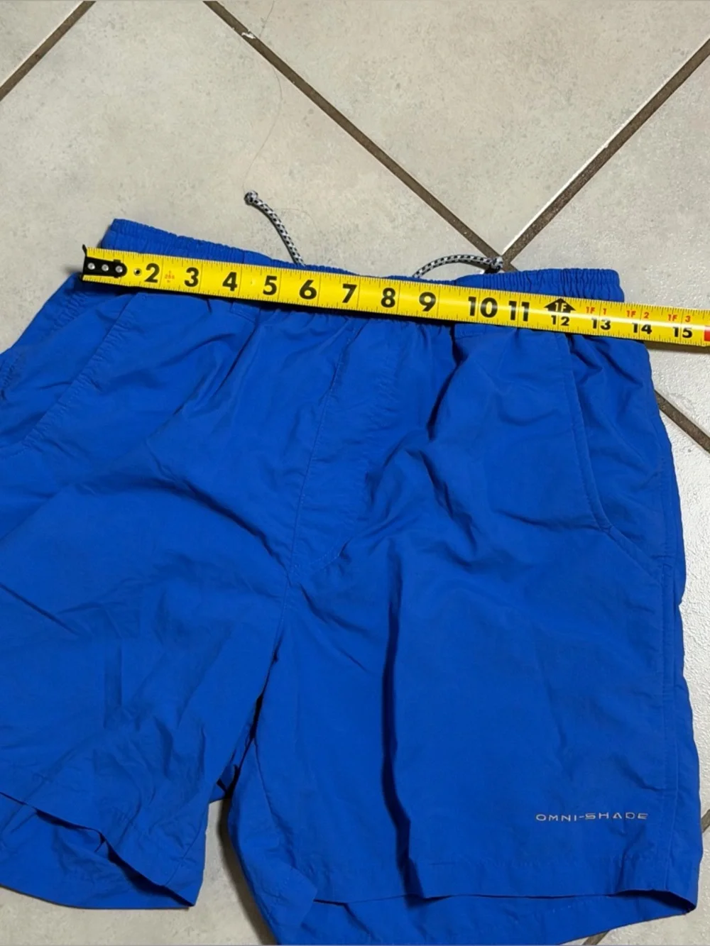 Columbia Sportswear Men Outdoor Royal Blue Quick-Dry Swim/Active‎ Shorts size S